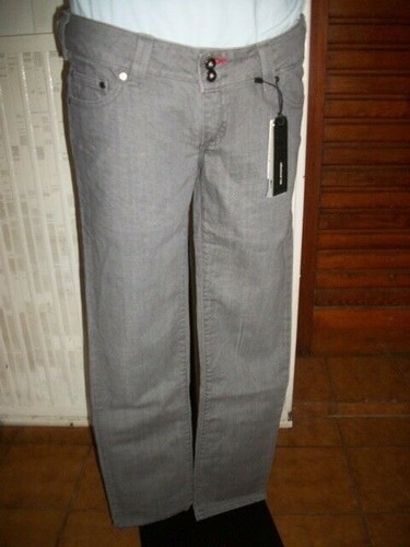Jeans hose low waist - jeans, grau